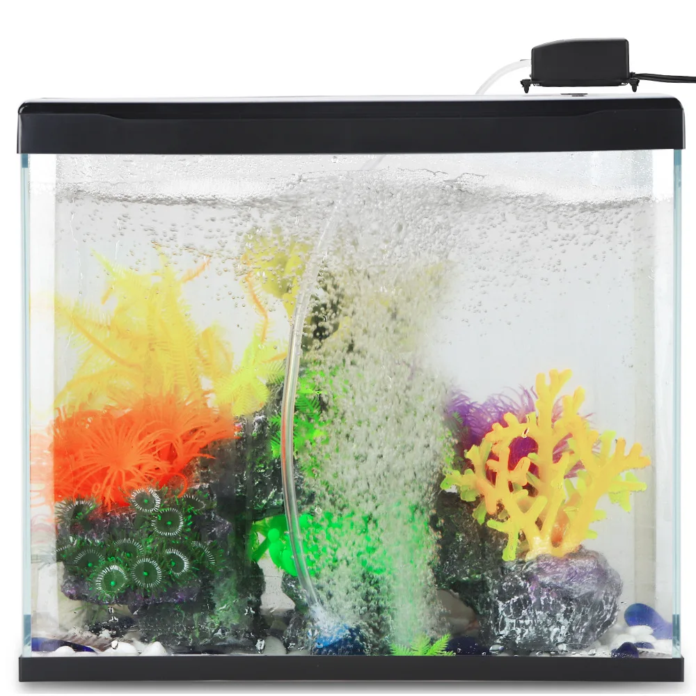 Mini Aquarium air pump Fish Tank Single Hole Silent Oxygen With Sufficient Gas Volume