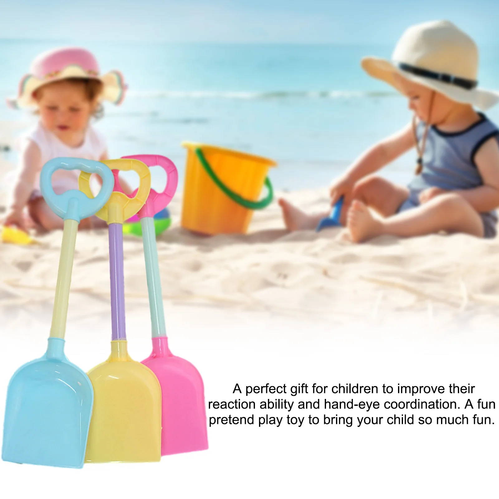 Beach Sand Shovel Toys Safe Plastic Spades Gardening Digging Tool Beach Shovel Children's Toys For Water Sand Dredging Sa