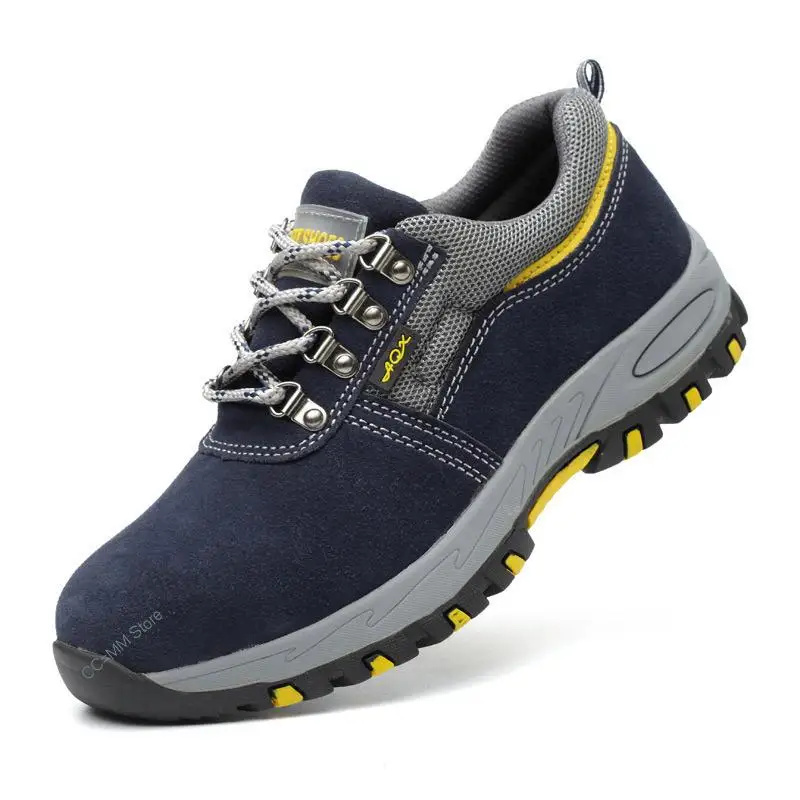New Breathable Safety Shoes Indestructible Steel Toe Anti-puncture Working Boot Light Comfort Protection Outdoor Working Shoes
