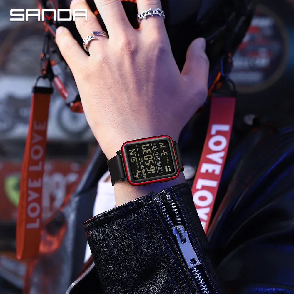 時計 SANDA Amazon.co.jp: SANDA(サンダ) 三田シリコーンバンドデジタル腕時計