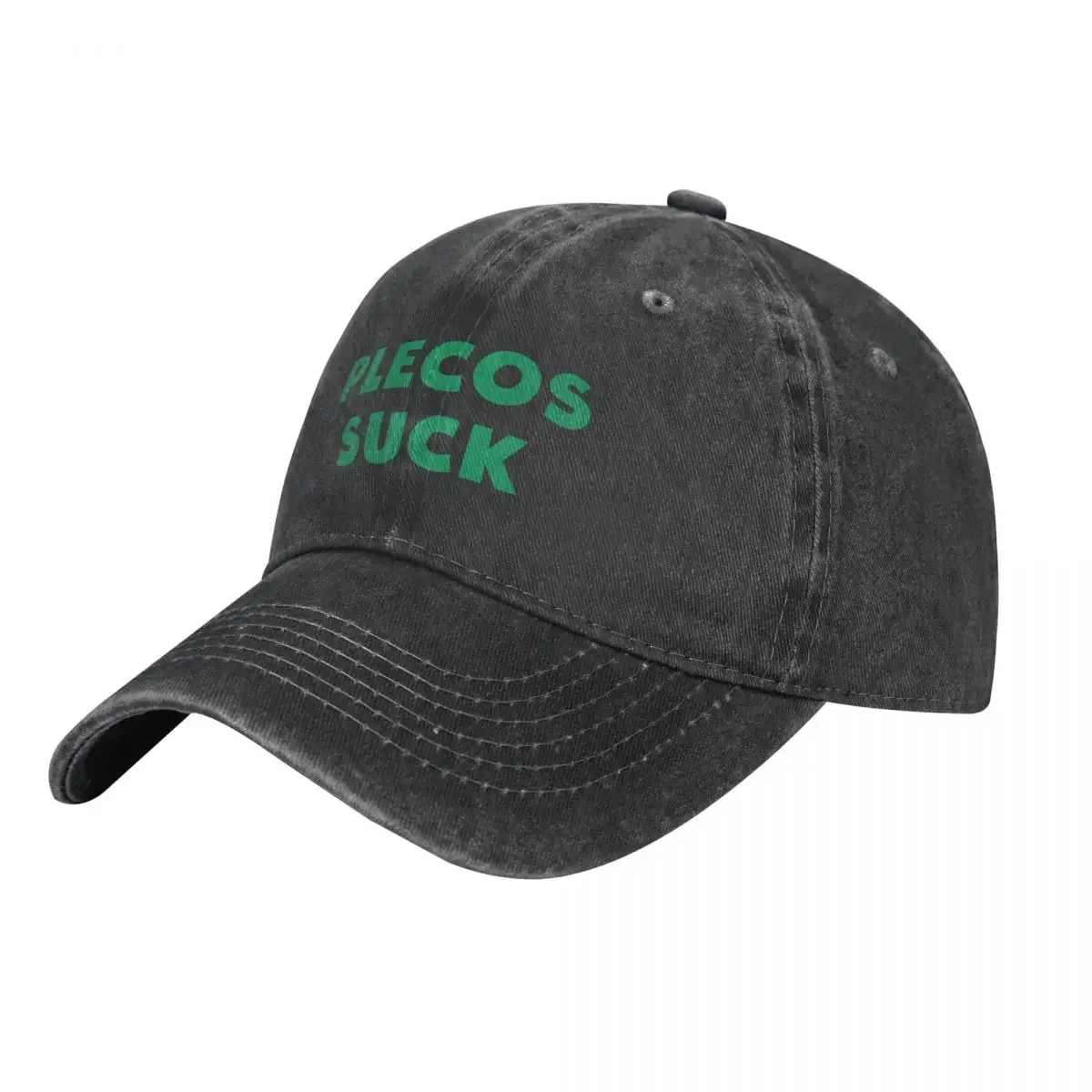 

Plecos Suck - Funny Catfish And Plecostomus Cowboy Hat Luxury Hat Anime Cap Male Hip Hop Summer Baseball Caps for Men Women