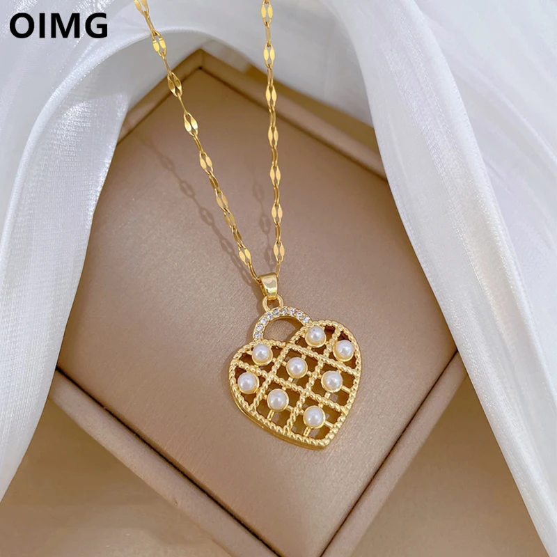 Philip Jones Conjunto Colgante De Perla Chapado En Oro Rosa Creado Con Cristales De Zircondia