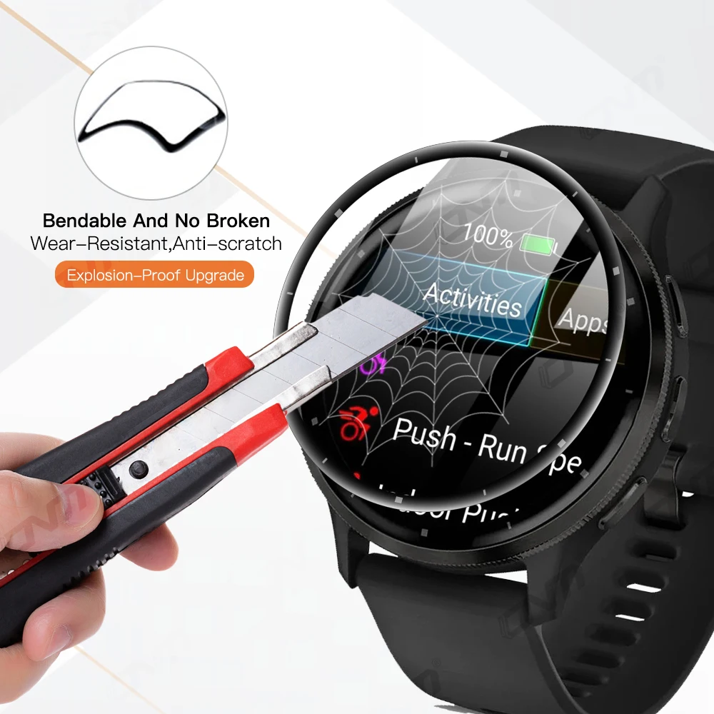CONAPIKA Pellicola Protettiva per Garmin Venu Sq 2/Sq 2 Music, 3 Pezzi Ultra Sottile Morbida TPU Schermo Protettivo Trasparente Anti graffio Sensibile al Tatto Senza Bolle Pellicola Proteggi Schermo CONAPIKA Pellicola Protettiva per Garmin Venu Sq 2/Sq 2 Music, 3 Pezzi Ultra Sottile Morbida TPU Schermo Protettivo Trasparente Anti graffio Sensibile al Tatto Senza Bolle Pellicola Proteggi Schermo