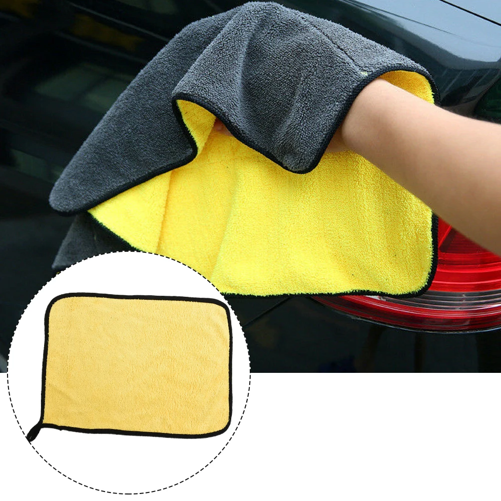 Sa7b4717a2fe04096a72b391b1b07adcaN Microfiber Towel Car Interior Dry Cleaning Rag For Car Washing Tools Auto Detailing Kitchen Towels Home Appliance Wash Supplies