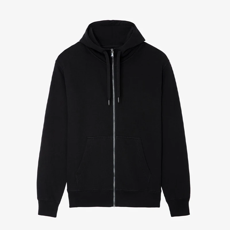 

Zadig Casual Hoodie Women Fashion Black Chic Zipper New Jacket Female Loose Cotton-Padded Jackets Vintage Outerwear Clothing