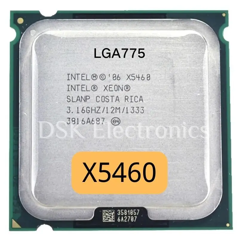 Buy Intel - Xeon 3.16GHz/12/1333 LGA771 (X5460) Quad Core CPU - SLANP In Cheap