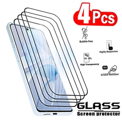 4 - Pack Full Cover HD Tempered Glass Screen Protectors for Nova 13i (4pcs Black)