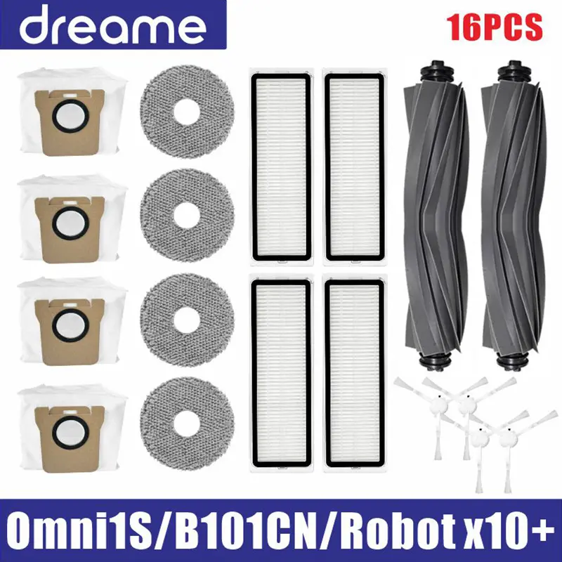 Dreame L10s Ultra / S10 Pro Accessories Mijia Omni 1S B101CN Robot X10+ Vacuum Main Side Brush Filter Mop Parts - Image 13
