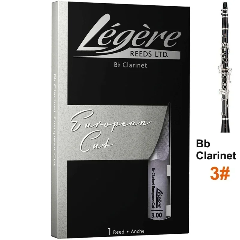 Legere（レジェールリード） Bbクラリネット用リード Bbクラリネットリード ヨーロピアンカット 4.00