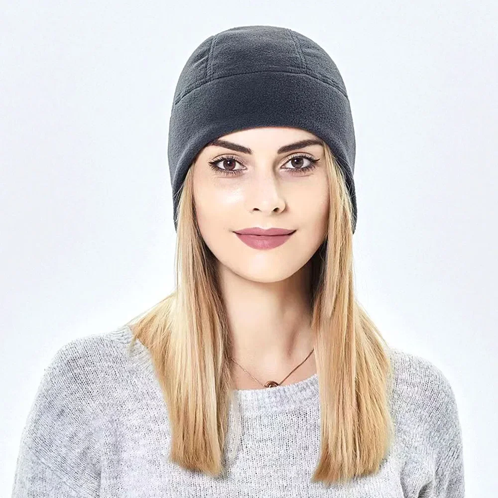1PC Beanies Hat Skiing Helmet Liner Windproof Ear Cover Warmer Caps Thermal Snowboard Casual Cycling Cap for Men Women Headwear 2