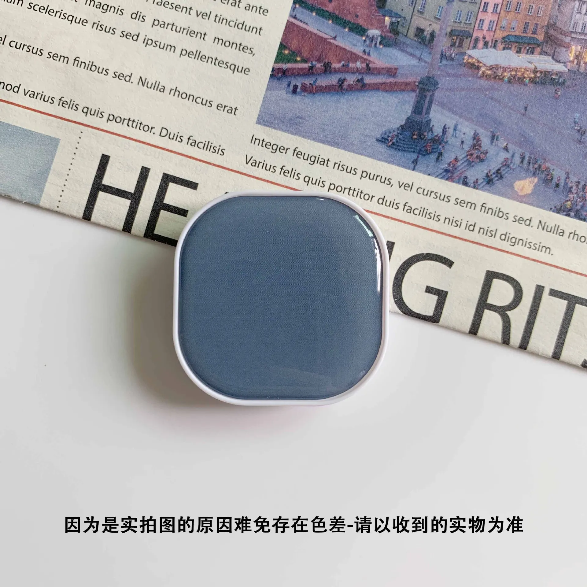 Chic Square Pop-Up Phone Grip and Stand Accessory