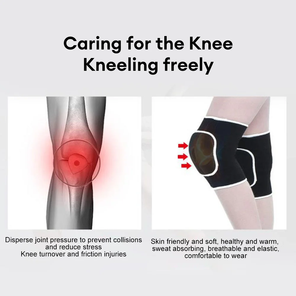 Knee Pads Fitness Yoga Sports Anti-Slip Knee Brace