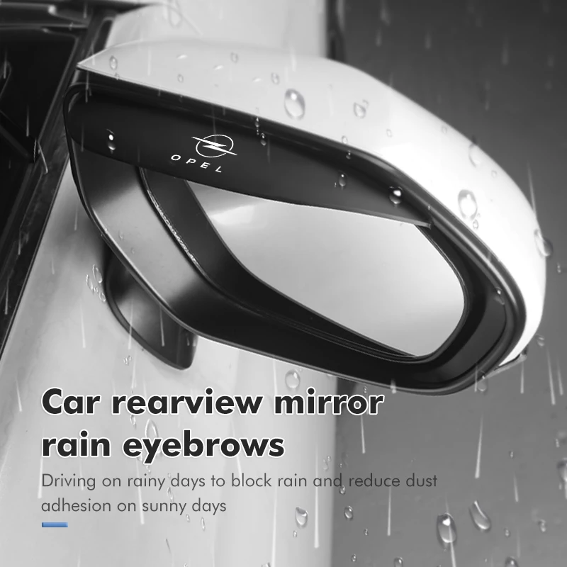 Car Rearview Side Sticker Waterproof Durable Auto Accessories For Opel Astra H G J Insignia Corsa Zafira Meriva Mokka