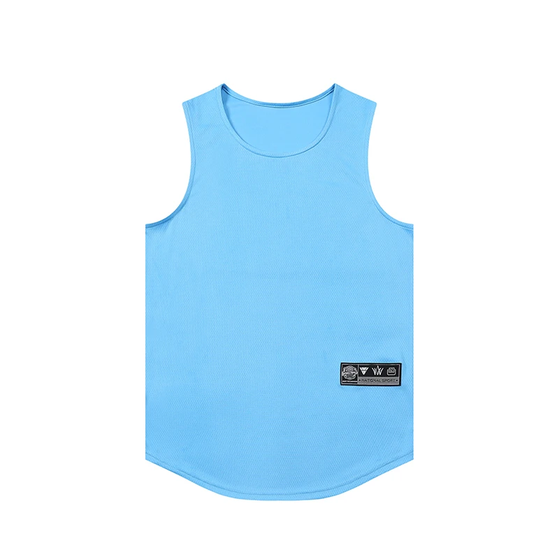 Loose Men Running Vest Outdoor Street Basketball Gym Sleeveless DIY Print Shirt Quick Dry Fitness Bodybuilding Tank Tops