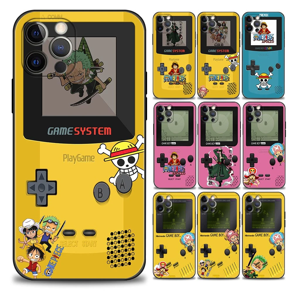 Anime One Piece Luffy Chopper Game Boy Phone Case for iPhone Apple 11 12 13  Pro Max 7 8 SE XR XS Max 5 5s 6 6s Plus TPU Case| | - AliExpress