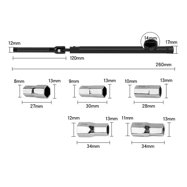 Adaptador Eléctrico Wiha 43139 SlimVario® - Llave De Enchufe 1/4" (Entrega Gratuita)
