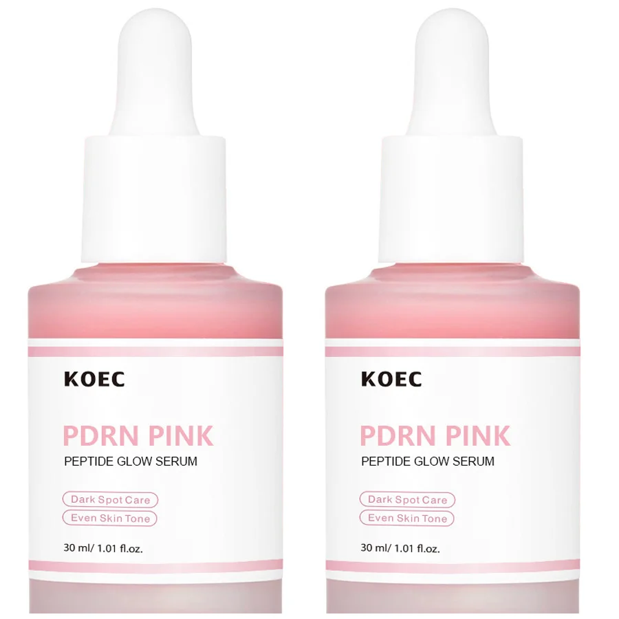 2pcs Rose Peptide Glow Serum Niacinamide, Hydrating & Moisturizing & Firming, Uneven Skin Tone