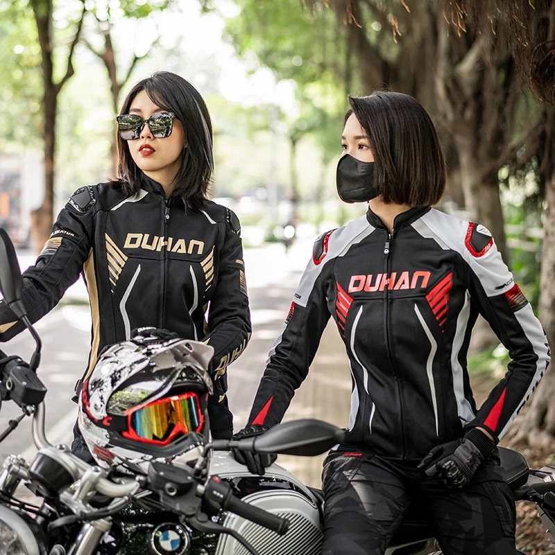 Summer Mesh Breathable Duhan Motorcycle Riding Clothes Jacket Women