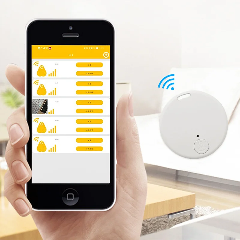 Localizzatore Bluetooth Smart Tracker, compatibile con iOS e Android, dispositivo anti-smarrimento per chiavi, portafoglio, bagagli, animali domestici._voghion.com