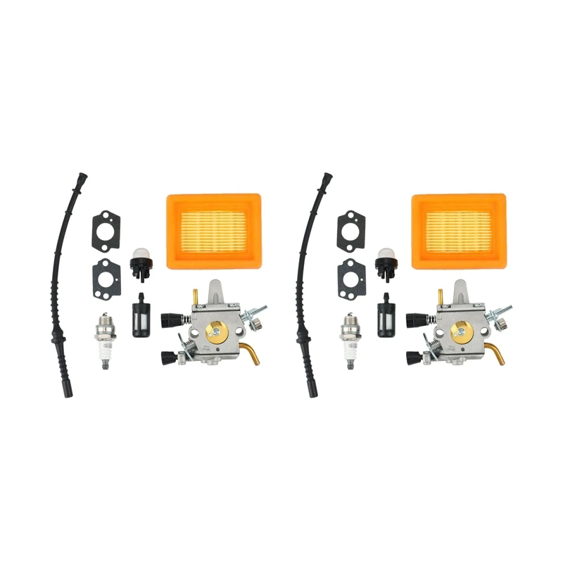

New 2X Carburetor Air Fuel Filter Line For Stihl FS400 FS450 FS480 SP400 Zama C1Q-S34H Carb 41281200651