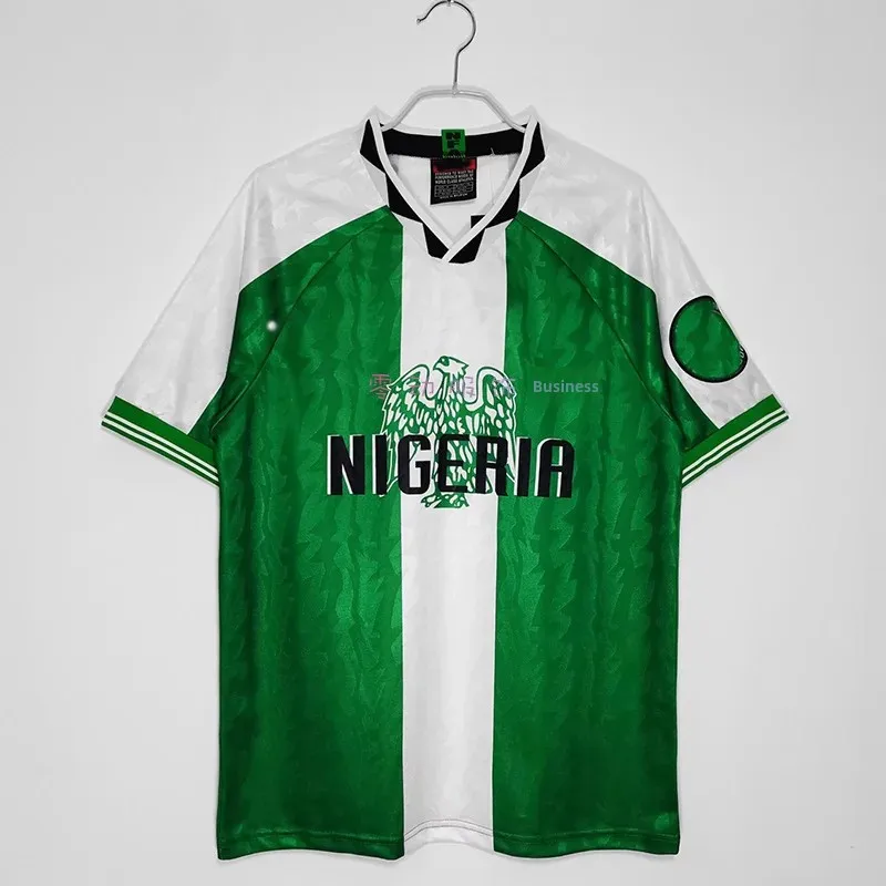 Soccer jersey 1996 Nigeria classic vintage soccer jersey retro Quanghao 10oscar Caf&eacute; football shirt men women fans gear