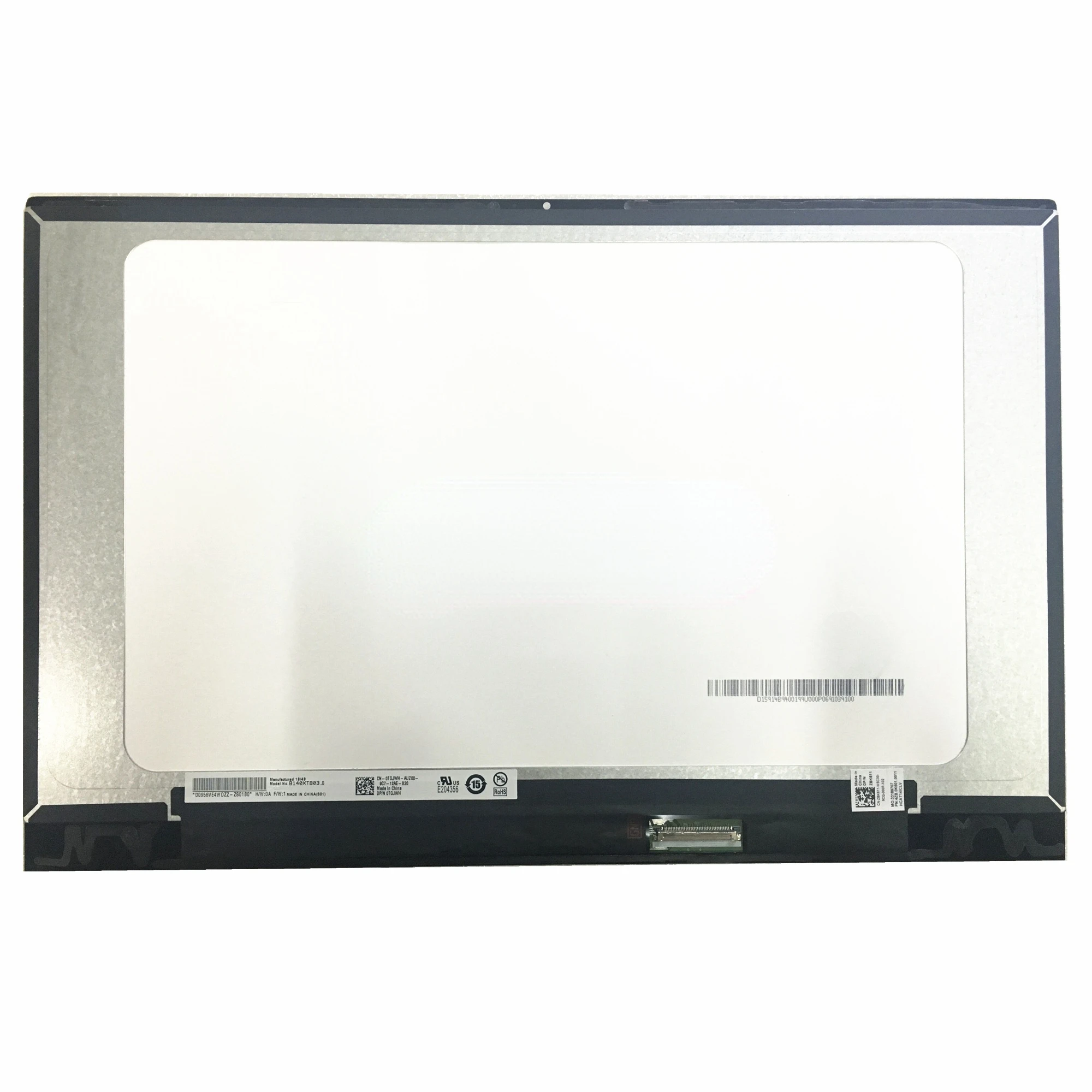 

B140XTB03.0 14.0'' Laptop LCD LED Touch Screen Digitizer Assembly for DELL DP/N: 0TGJWH