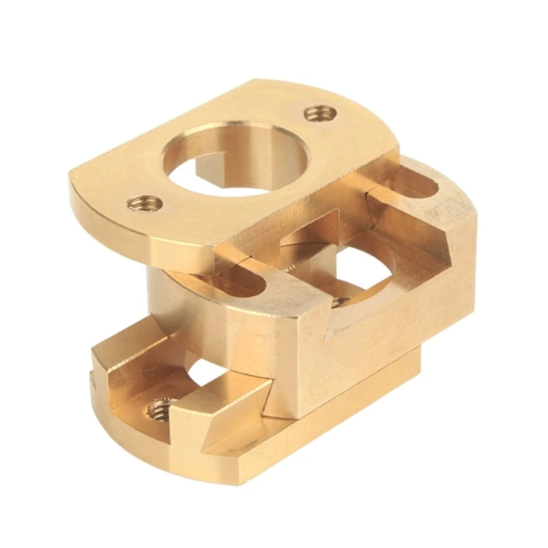 

18mm Coupling Brass T8 Z-Axis Screw Hot Bed Coupler Replacement for Ender-3/CR10 3D Printer Part Accssories