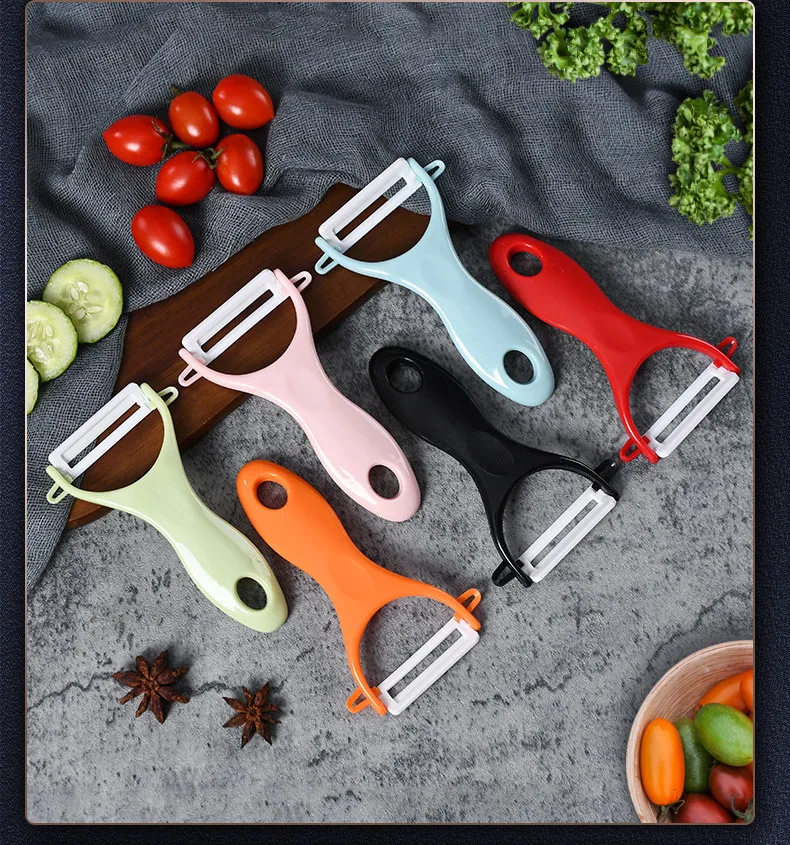 Ceramic Wire shaper Kitchen Apple, Melon And Fruit Knife Peeling Scraper Potato Peeler Vegetable