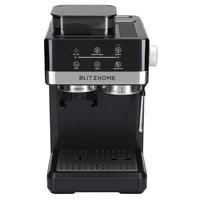 Machine à café expresso semi-automatique BlitzHome CM5520 1350W 20 bars avec moulin intégré, grand écran tactile et indicateur de préchauffage 4