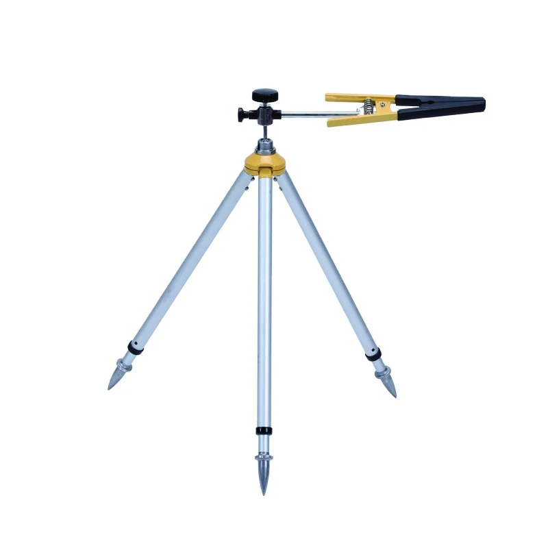 

Hot Sell Telescopic Legs Stopper Alligator Clamp Tripod with Free Movable Scissors Type Head for Prism Pole GPS Pole,TP-MP
