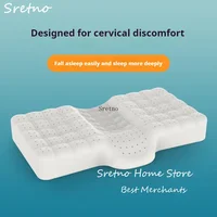 Thailand Natural Latex Neck Pillow for Single Person Sleeping Adult Specific Cervical Protection Pillow almohadas para dormir 1