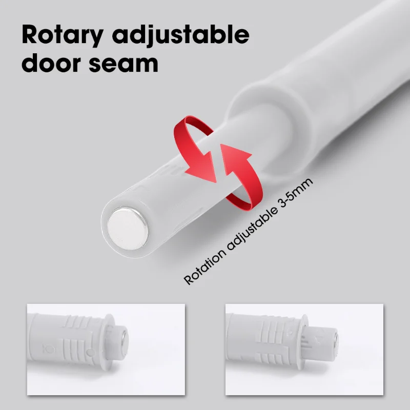 Rebounding Magnetic Drawer Latch Door Closer Furniture Hardware Cabinet Catches Door Stopper Wardrobe/Kitchen Cupboard Magnetic Cabinet Catches Door Closer Magnetic Cabinet Latches Door Catches Cabinet Door Latch Cabinet Door Stop Door Stops