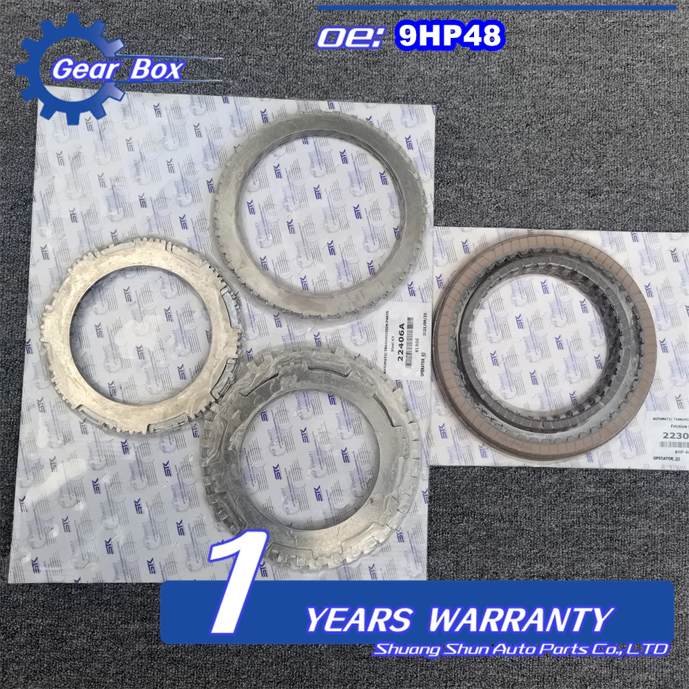 

Auto Parts 9HP48 ZF9HP48 Transmission Friction Plate + Steel Repair Rebuild Kit for Land Rover