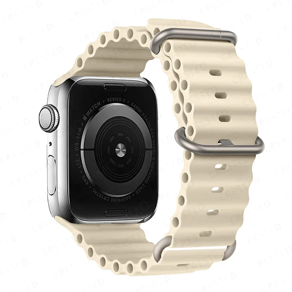 Versatile Silicone Bracelet for Apple Watch - Multiple Sizes
