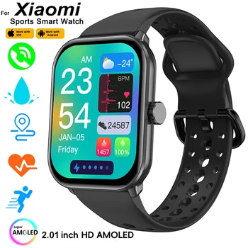 For Xiaomi Watch 5 Global Version Men Women HD AMOLED Screen Heart Rate Bluetooth Call GPS Track Waterproof Sports Smart Watch 1