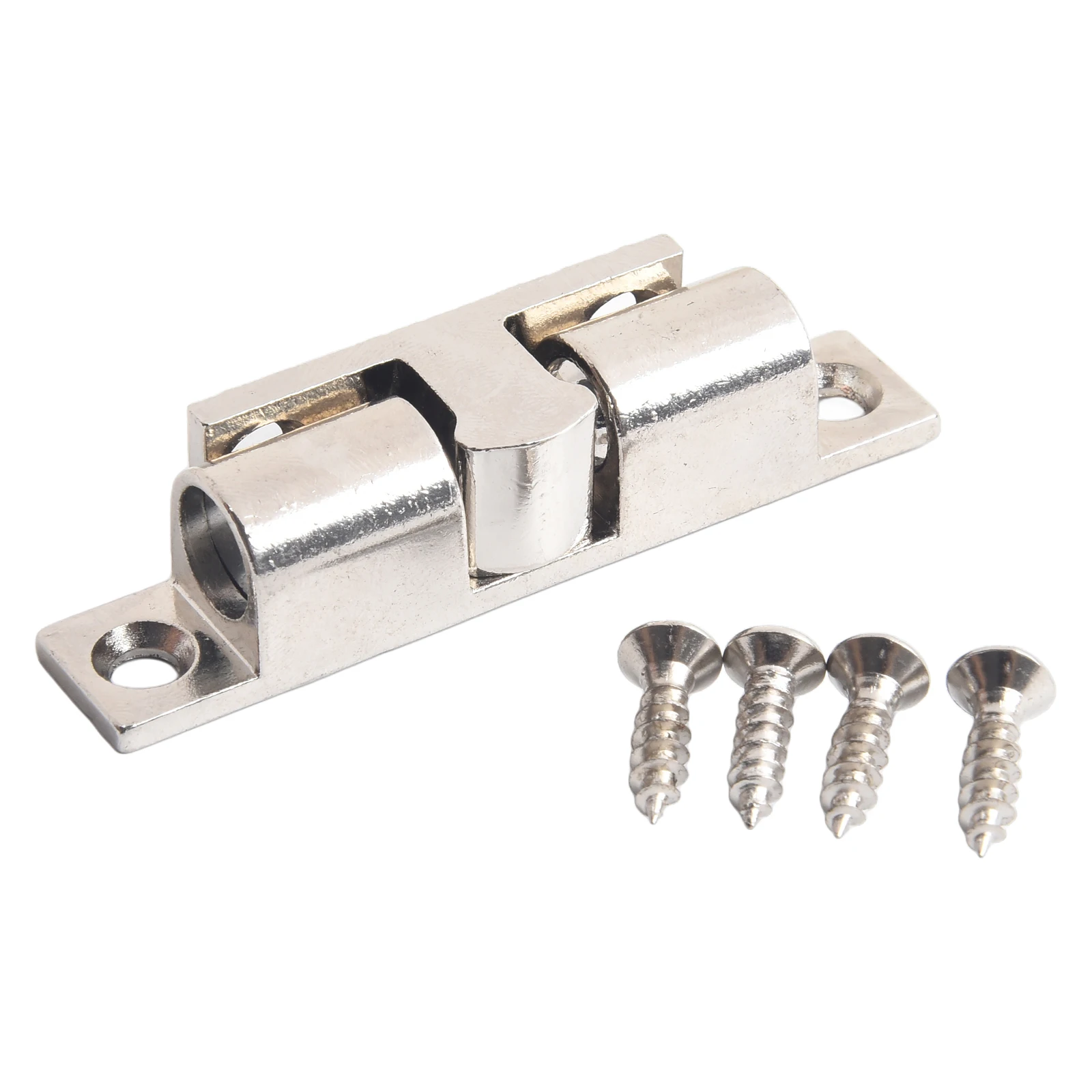 1pcs 43-70mm Cabinet Door Suction Bead Double Ball Catch Brass Latch Cabinet Touch Bead Wardrobe Switch Buckle Home Hardware door lock buckle cabinet magnetic catch