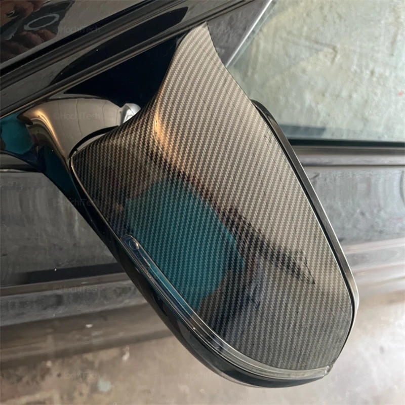 Rückspiegel Abdeckungen Für BMW 5 6 7 Serie - Carbon Look Schwarz