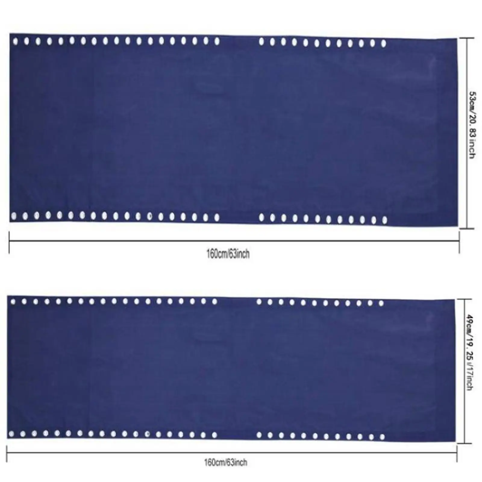 Lounge Chair Cloth Lounger Replacement Cloth Install Rope 63inchx19inch with Pillow recliner for Outdoor Camping Recliners
