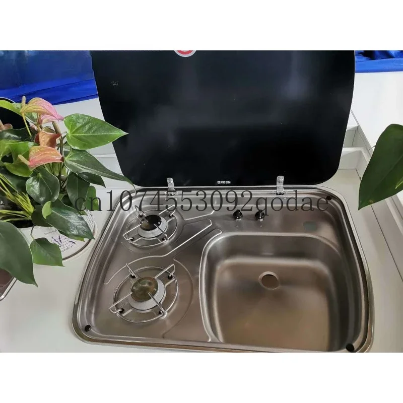 RV gas stove and motorhome sink glass cover yacht gas stove trailer camper van accessories