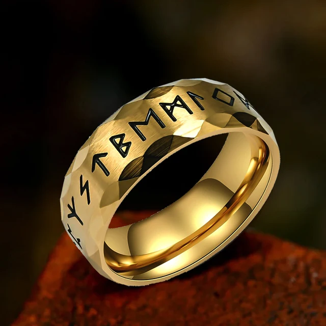 Vintage Odin nordique Viking amulette Rune anneaux pour hommes Cool en acier inoxydable celtique noeud anneau bijoux de mariage cadeaux de saint valentin