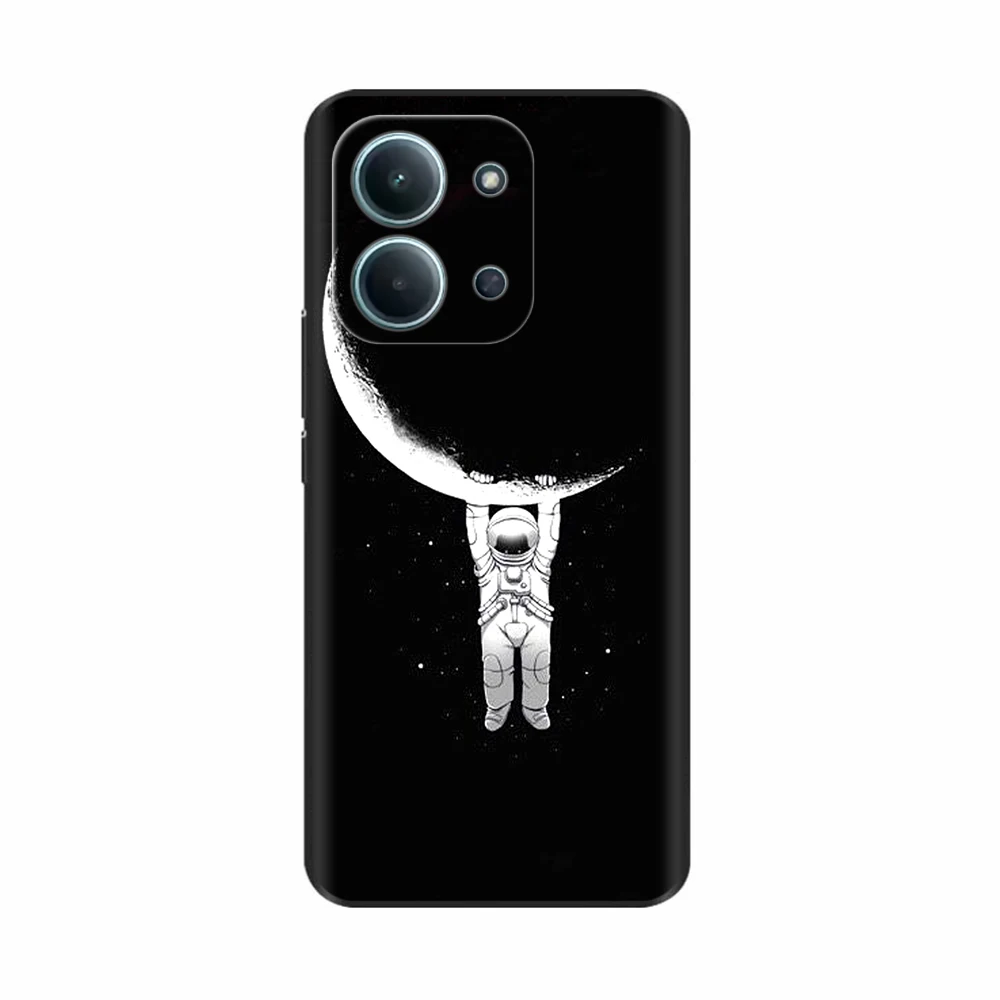 Cute Cartoon Soft Liquid Silicone Phone Case with Camera Protection - Durable Cover