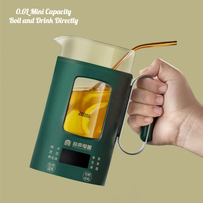 Health Pot Multifunction Electric Kettle With Temperature Control Water Boiler 600ml Mini Electric Kettle Smart Portable Tea Pot 4