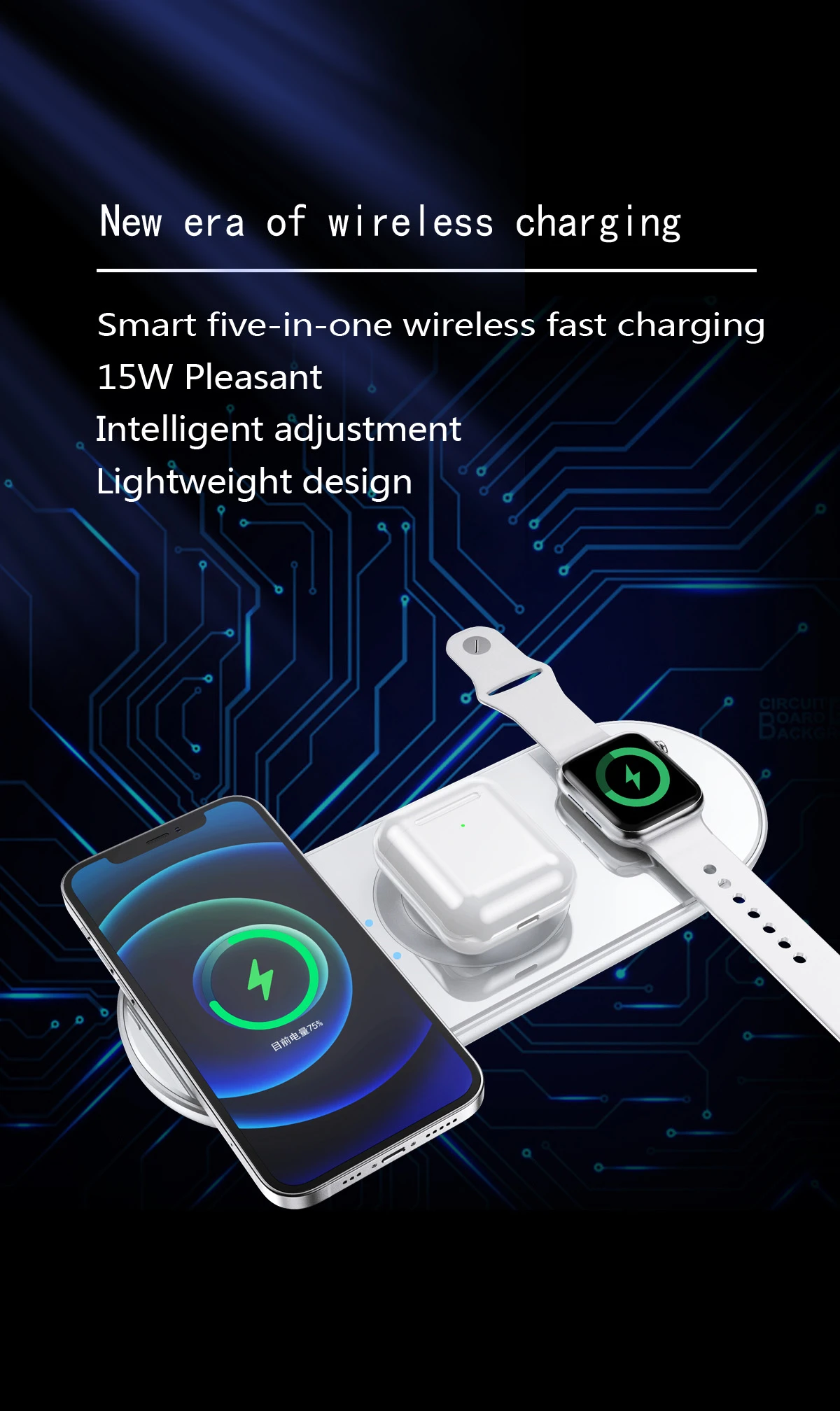 5 In 1 Wireless Folding 15w Fast Charger For Apple Samsung Galaxy S22 S21 S S10 Watch 3 4 Classic Active 2 Lte Buds Pro Live Aliexpress 5 In 1 Wireless Folding 15w Fast Charger For Apple Samsung Galaxy S22 S21 S S10 Watch 3 4 Classic Active 2 Lte Buds Pro Live Aliexpress