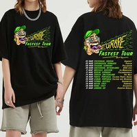 Feid Ferxxo Tour 2025 T-shirts Rapper Tshirts Short Sleeve Hiphop TShirts Unisex Y2K Tshirt High Quality Cotton Women Men Tops 1