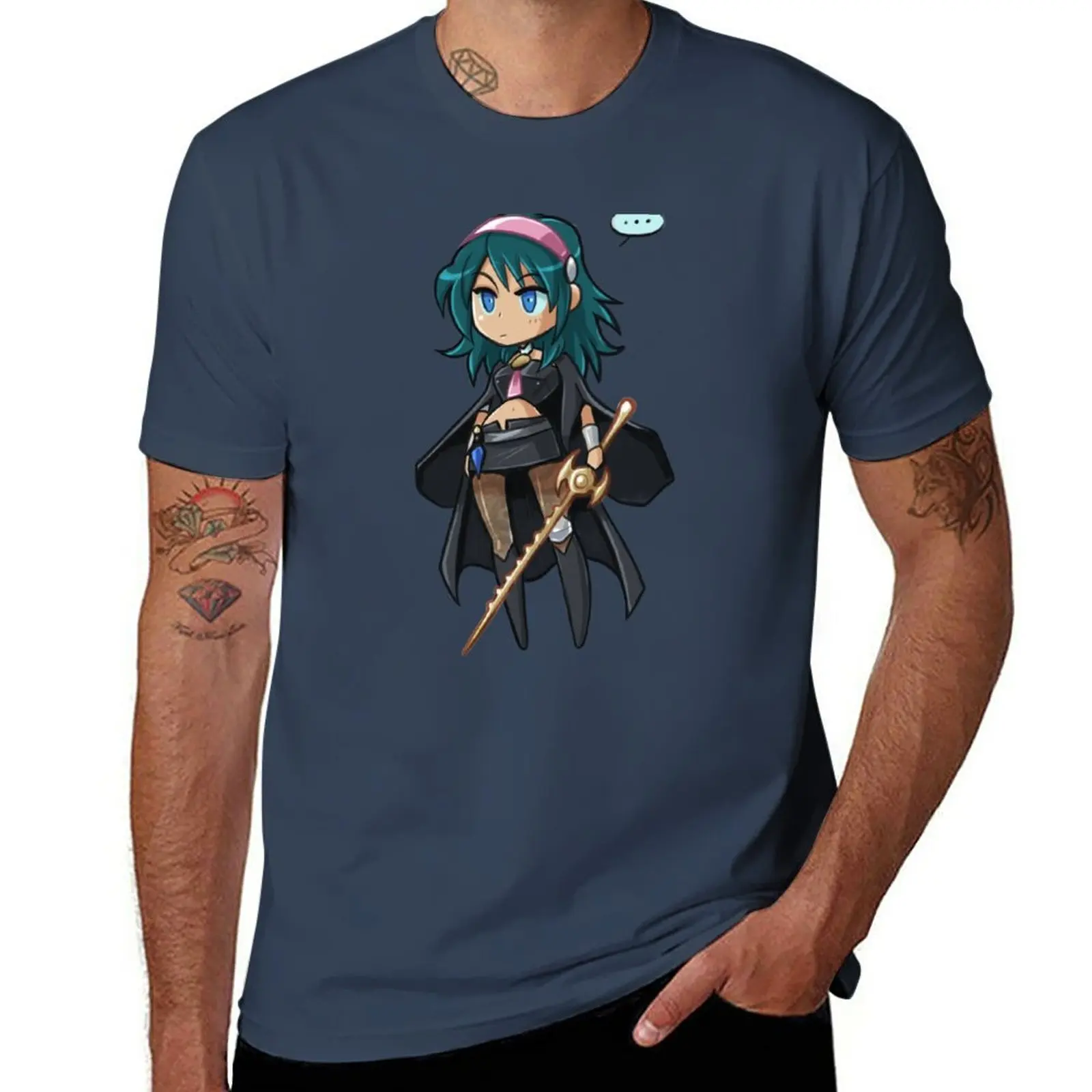 New Byleth (F!Byleth) - Fire Emblem Three Houses - Chibi Cutie T-Shirt Vestiti Carini Mens Graphic T-Shirt Pack