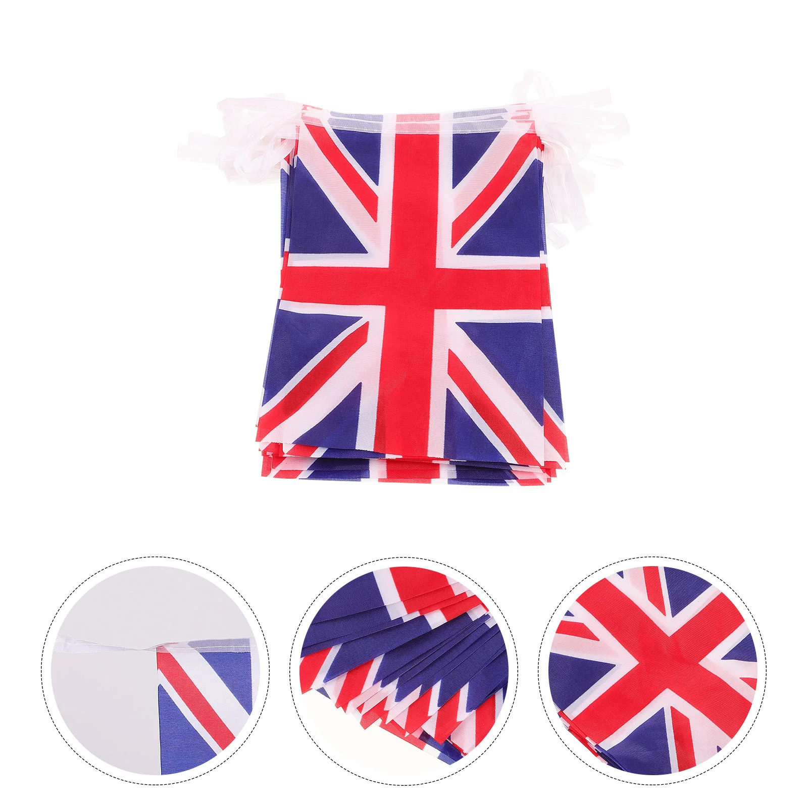 

UK British Flag Banner String United Kingdom String Flag UK String Bunting Garland Pennant Patriotic Events British Union Jack