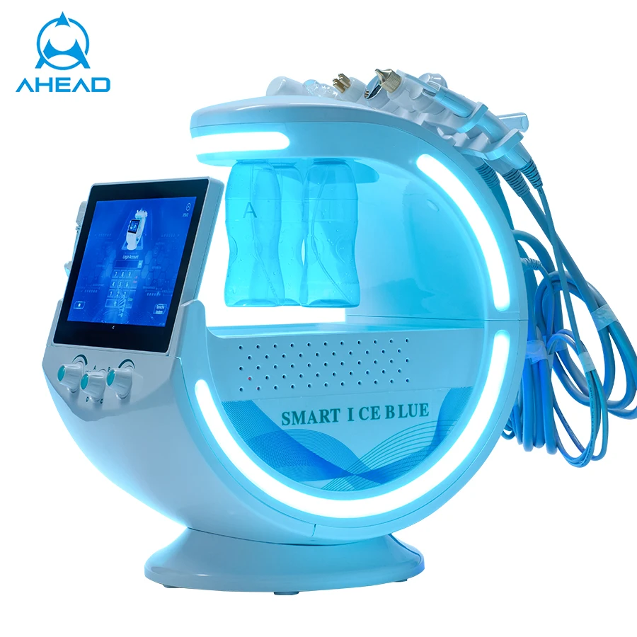 

New Technology Hydra Peel Dermabrasion Water Small Bubble Facial Cleansing 7 In 1 Skin Treatment Whitening Oxygen Jet Machine