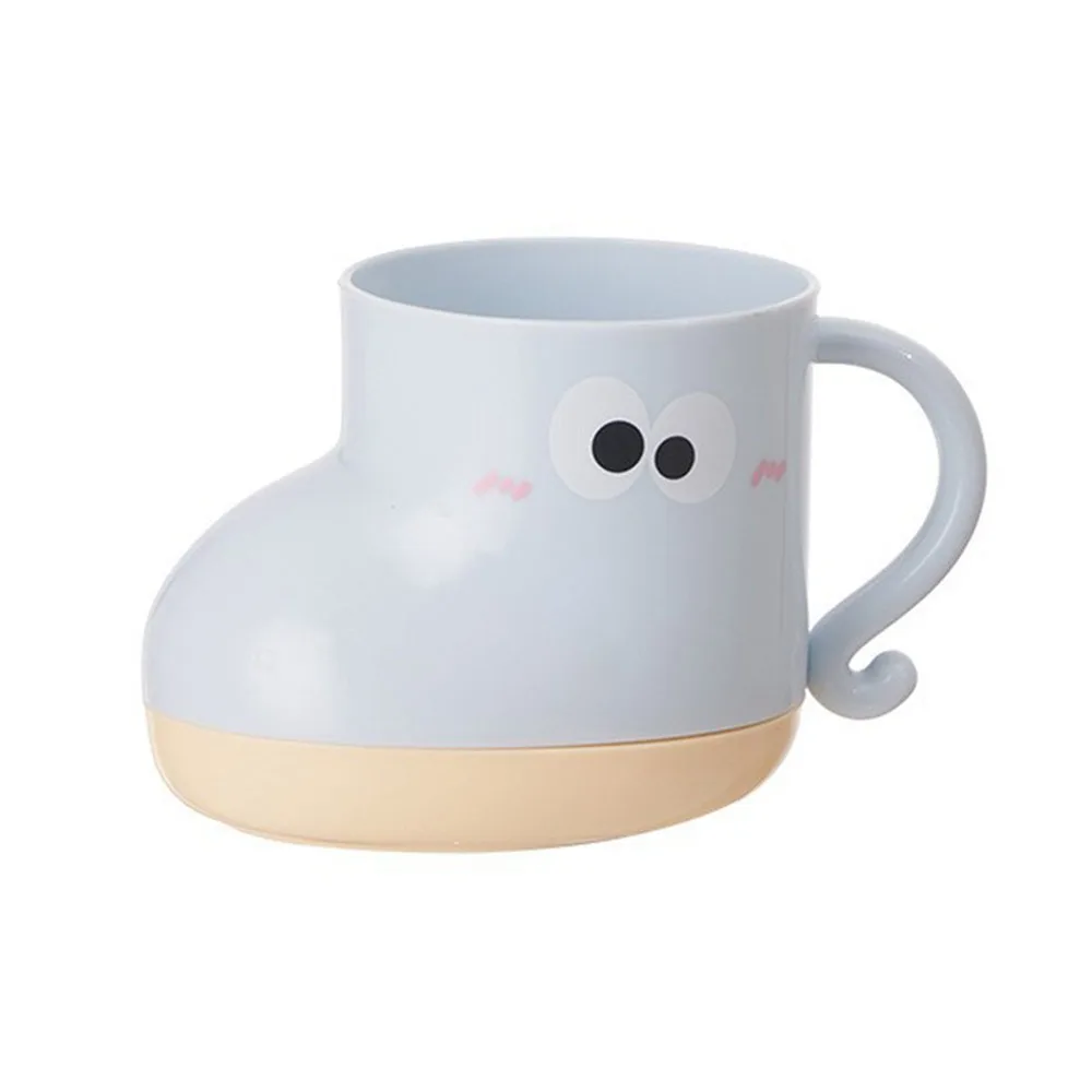 Cartoon Big Eyes Expression Mouthwash Plastic Brushing Toothbrush Cup Bathroom Accessories_voghion.com