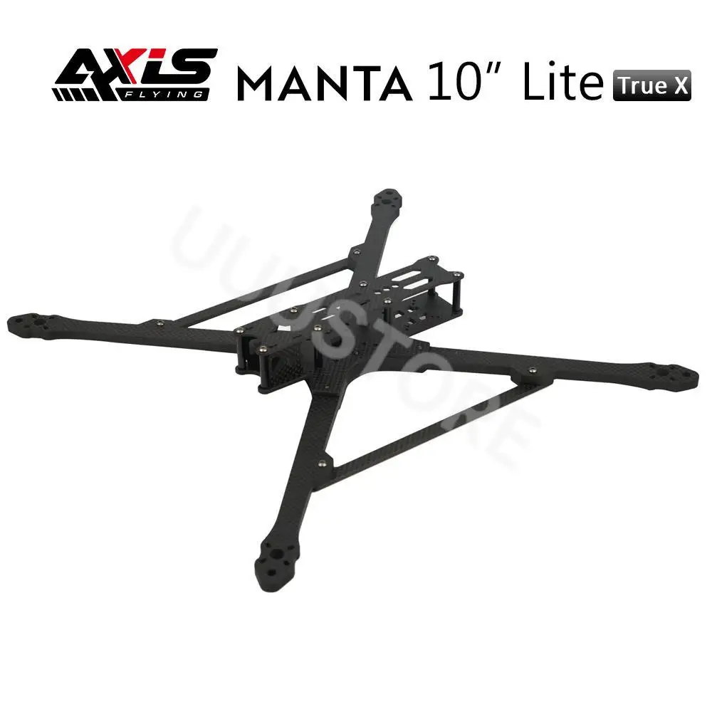 

Axisflying MANTA10" Lite 10inch FPV Freestyle Drone Ture X Frame Kit 402mm Wheelbase T700 Carbon RC Model Toys