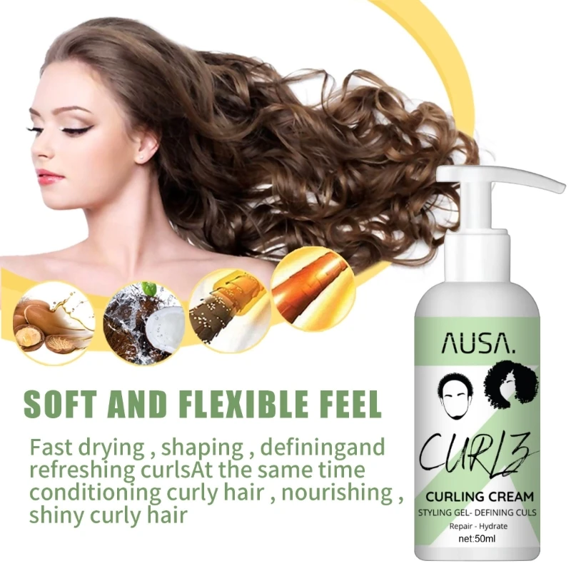 652F Soft and Flexible Hair Styling Hair Volumizing Cream Gel for Men and Women
